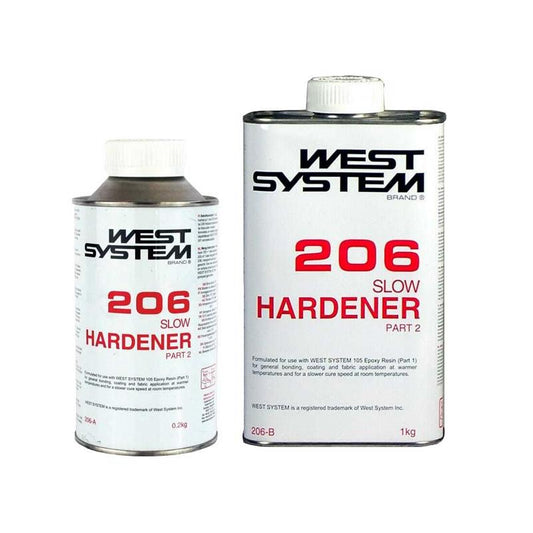 West 206A Hardener Slow 0.2 Kg