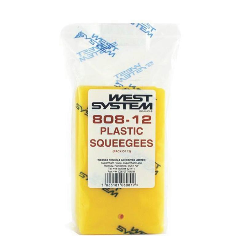 West 808 12 Plastic Squeegee Pack 12